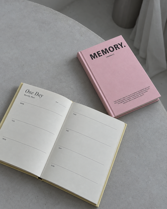 Weekly Plan Notebook editorial lifestyle view