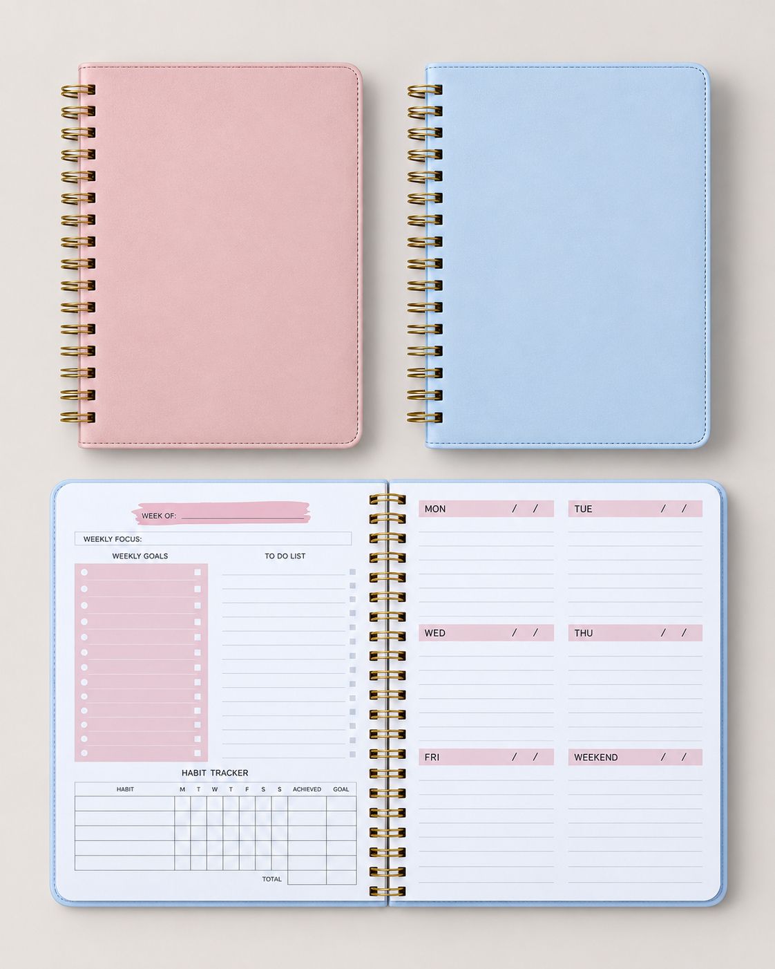 The Undated Weekly Planner