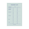  Packing list