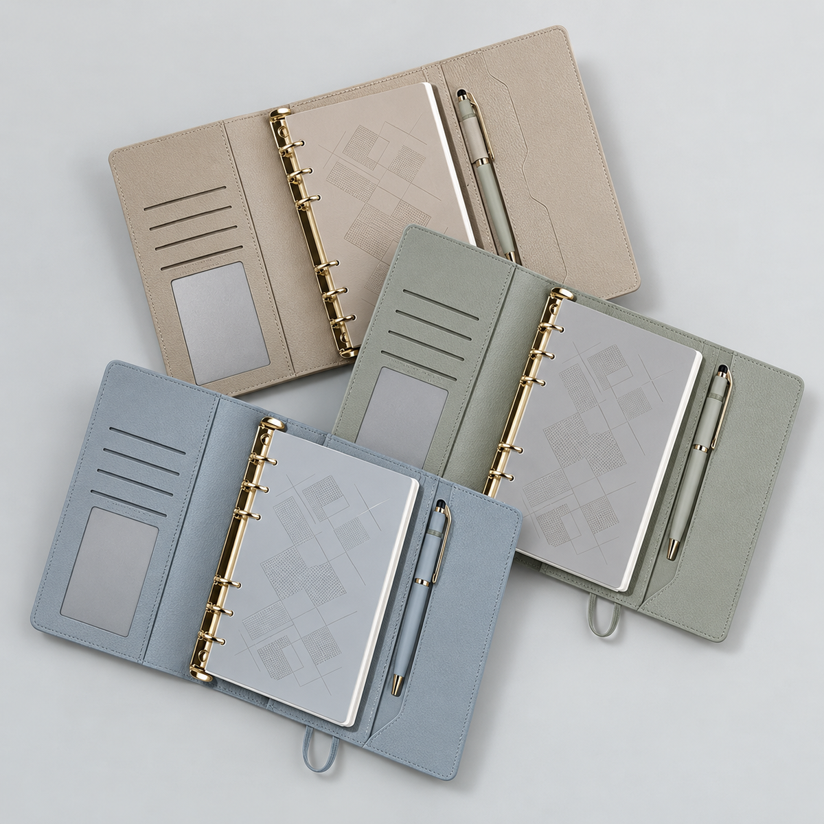 A6 Loose-Leaf Notebook in all three colourways