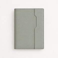 Twilight green A6 Loose-Leaf Notebook front view