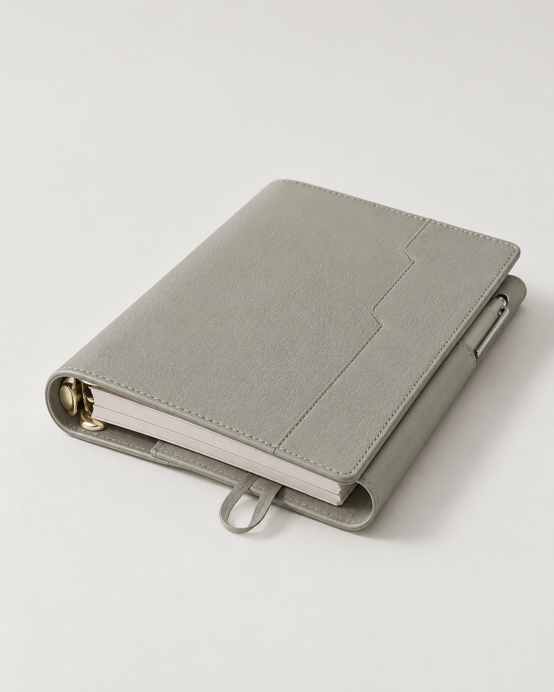 A6 Loose-Leaf Notebook side profile