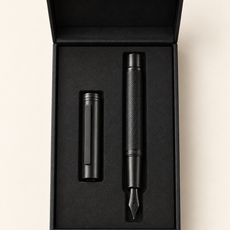 Black fountain pen gift set