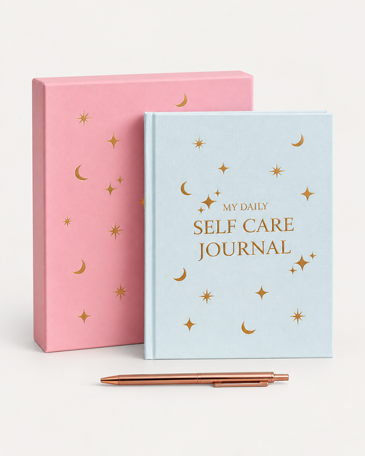 Celestial self-care journal gift set
