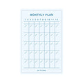  Monthly plan