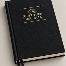 Gold-foil black gratitude journal