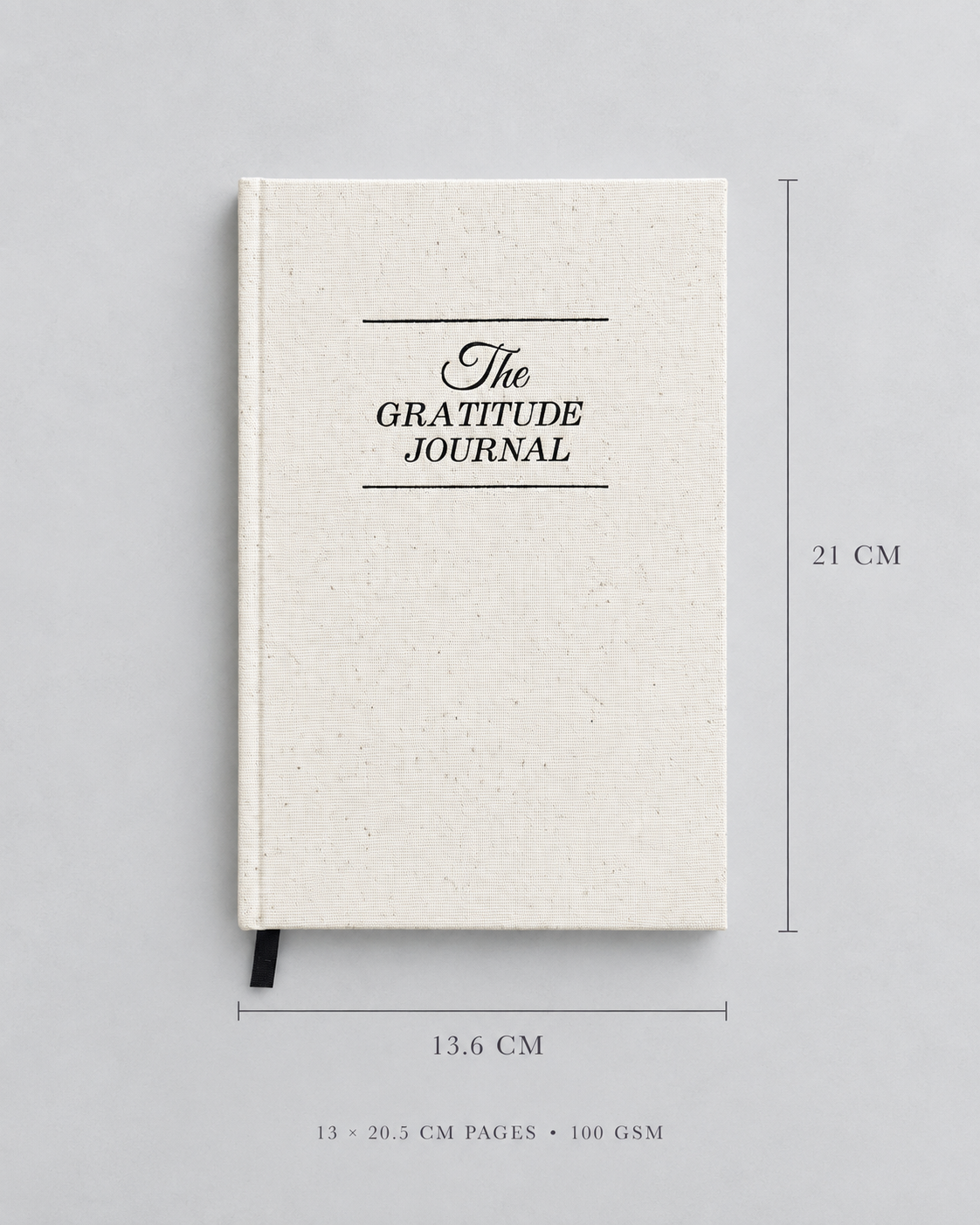 The Gratitude Journal size 13.6 by 21 centimetres
