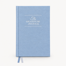 Blue Gratitude and Prayer Journal front view