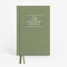 Green Gratitude and Prayer Journal front view