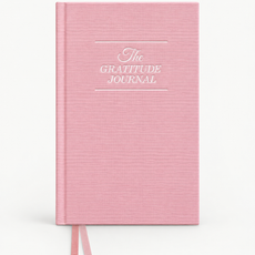 Pink Gratitude and Prayer Journal front view