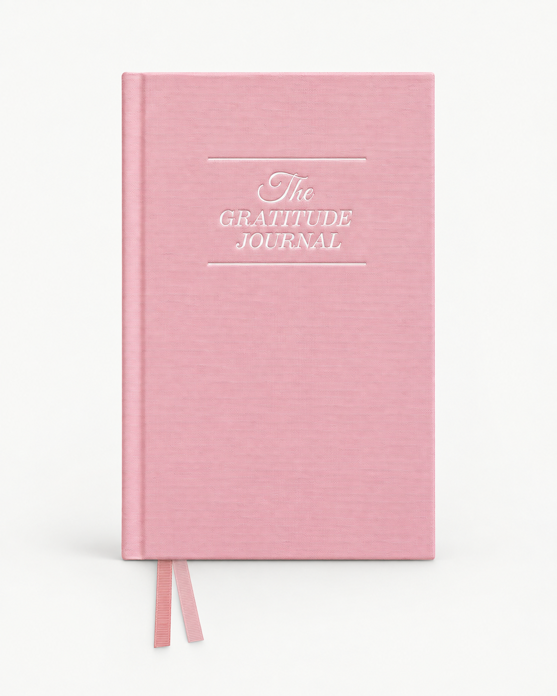Pink Gratitude and Prayer Journal front view