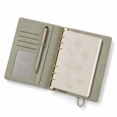 A6 Loose-leaf Detachable Notebook Portable Notepad on white background