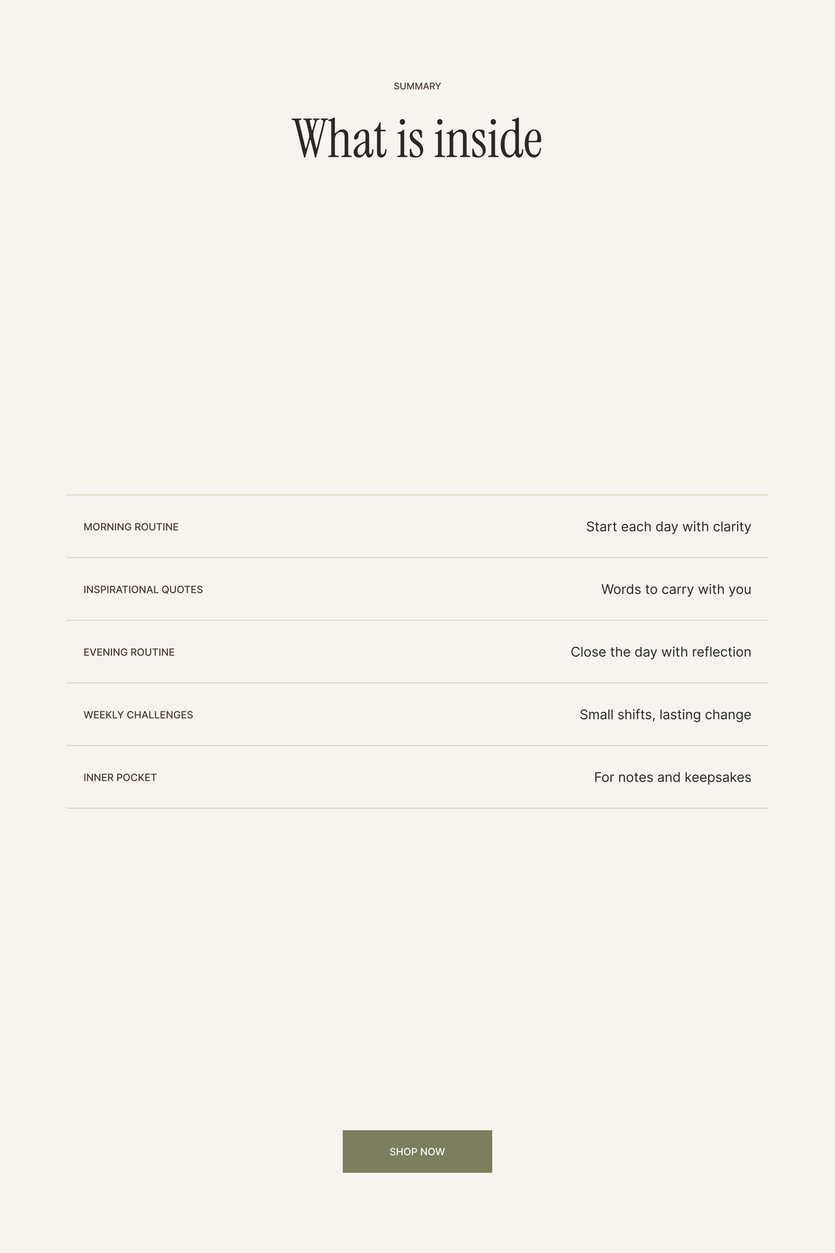 The Gratitude Journal