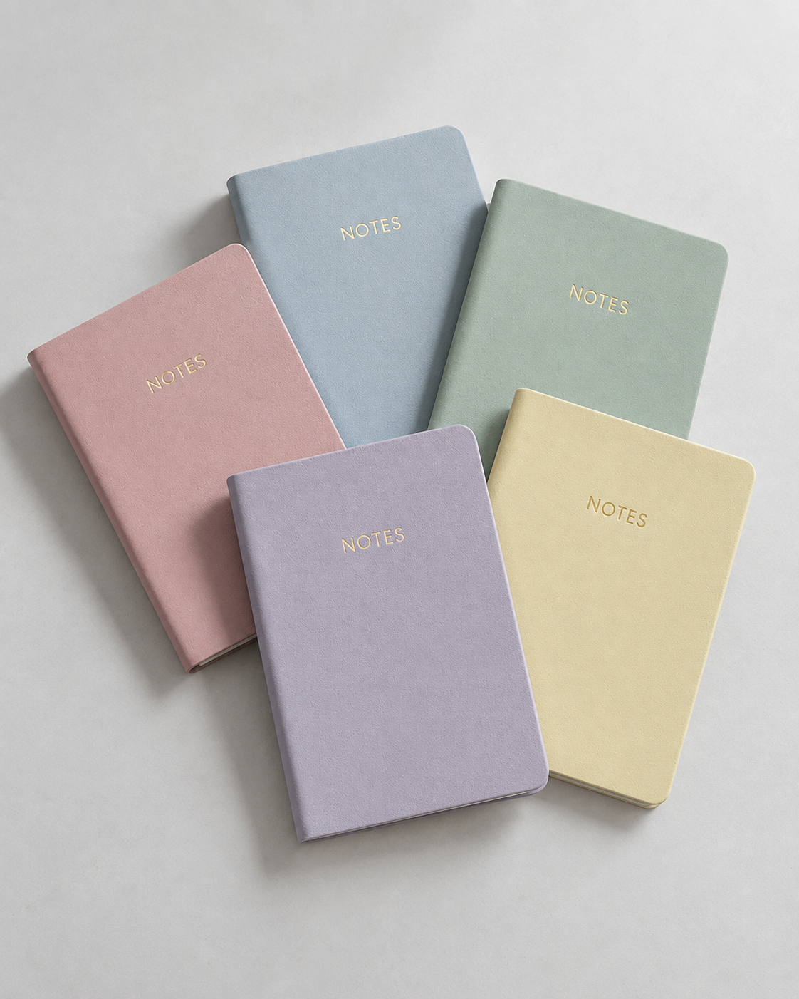 Mini Notes Notebook in all five colourways