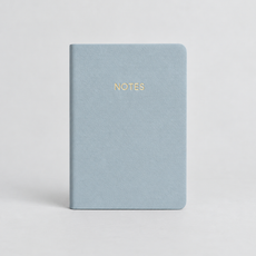 Blue Mini Notes Notebook front view