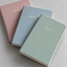 Mini Notes Notebook soft-touch cover and gold foil detail