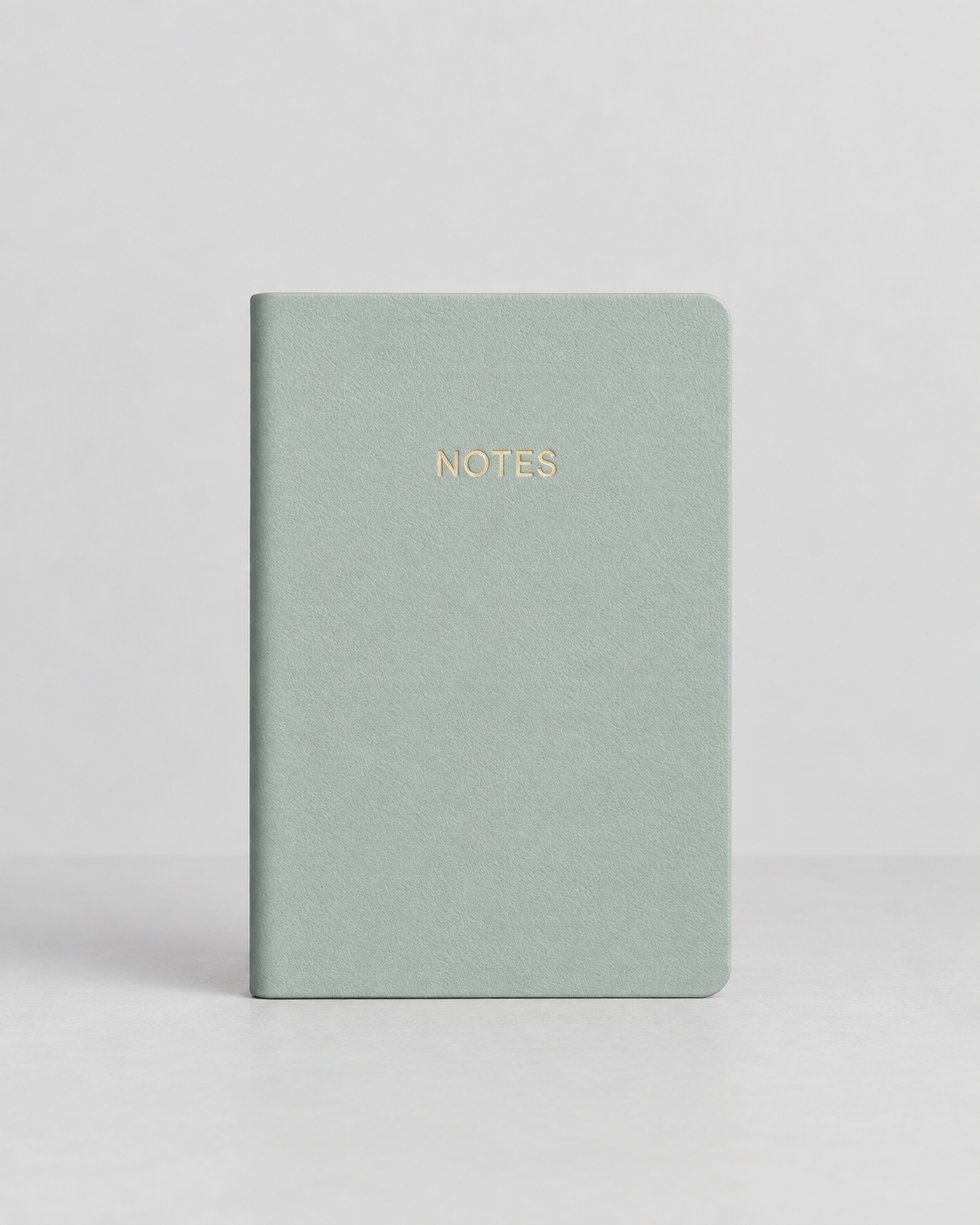 Green Mini Notes Notebook front view