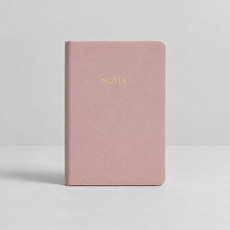 Pink Mini Notes Notebook front view