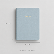 Mini Notes Notebook size 10.7 by 14.3 centimetres