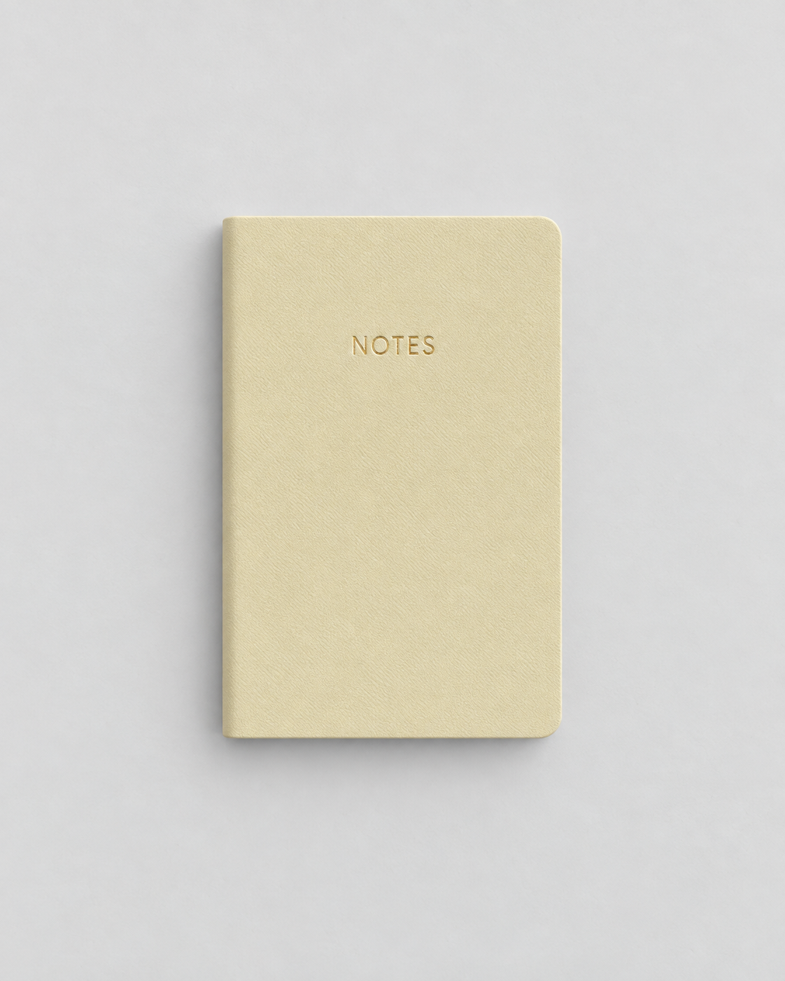 Yellow Mini Notes Notebook front view