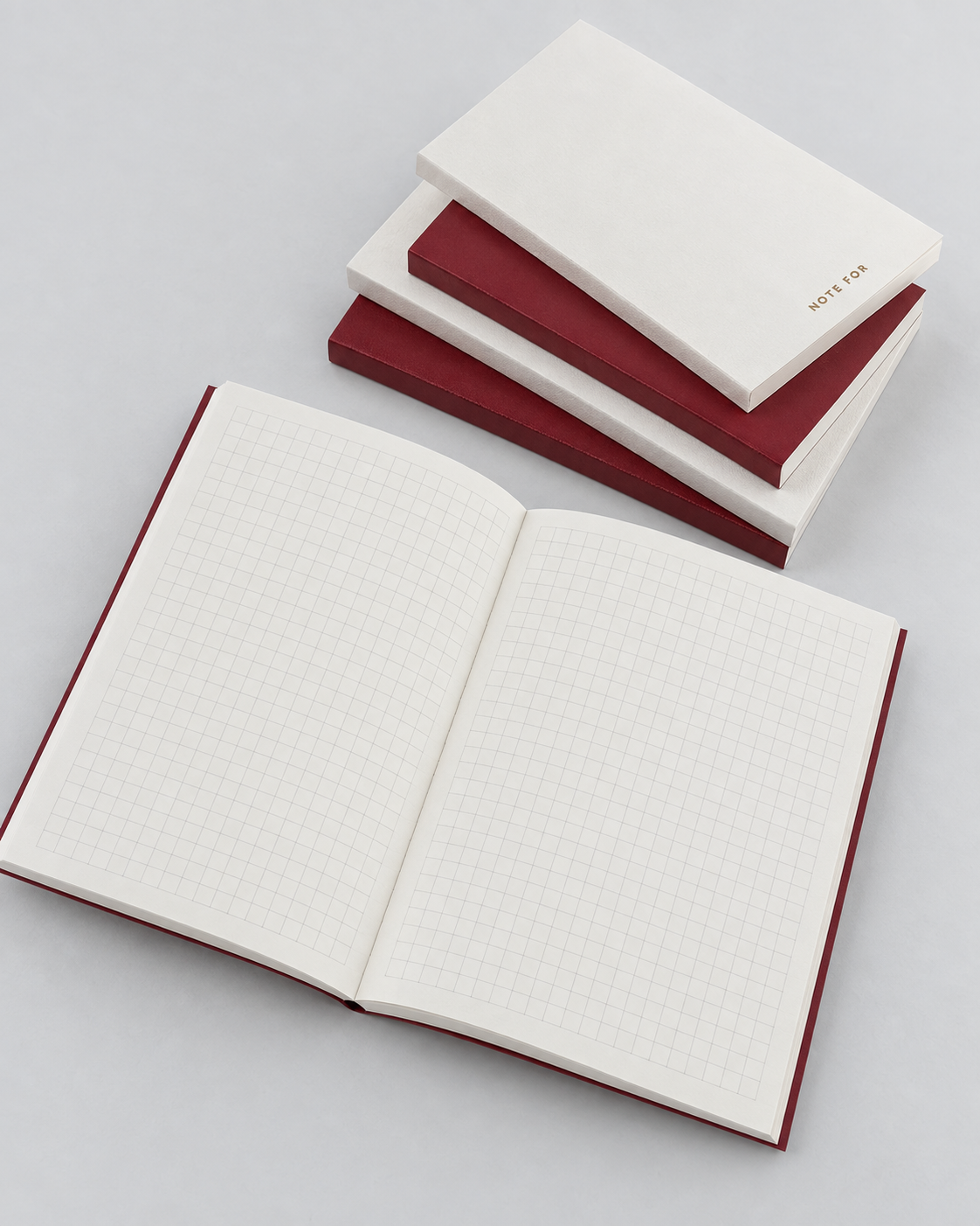 Note For Notebook squared grid pages