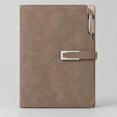 Taupe brown Schedule Planner front view