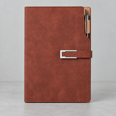 Warm brown Schedule Planner front view