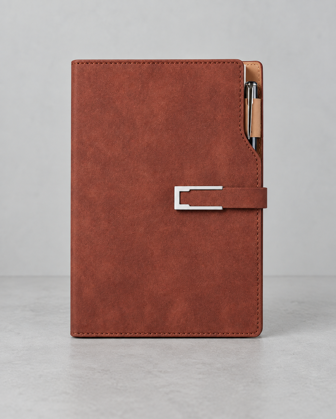 Warm brown Schedule Planner front view