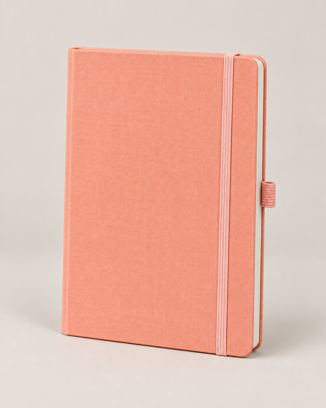 Soft coral A5 everyday notebook