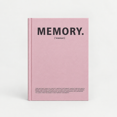 Pink Memory Weekly Plan Notebook front view