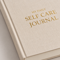 Woven Beige Self-Care Journal Detail